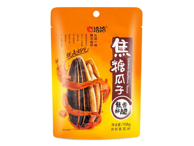 Семечки подсолнечника со вкусом карамели Caramel Sunflower Seeds 108 г