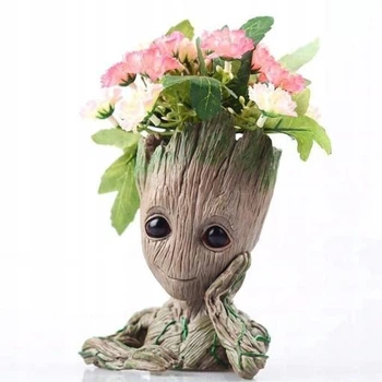 Горшок для растений Groot «Стражи Галактики» 14 см, декоративная фигурка-органайзер для стола XJ4095