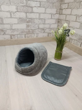 Будинок для морських свинок, шиншил, гризунів Animals_joy Норка S 18*24 см (152)