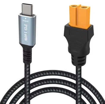 Кабель перехідник USB Type-C - XT60 PD 140W 1м