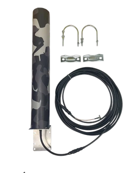 Антенна LTE 14-16dB c кабелем RG58 и переходником TS9, 690-2700 МГц 8м