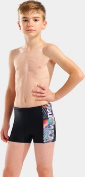 Плавки для мальчиков Arena LIT LOGO SWIM SHORT черный 140 см (010692-550)