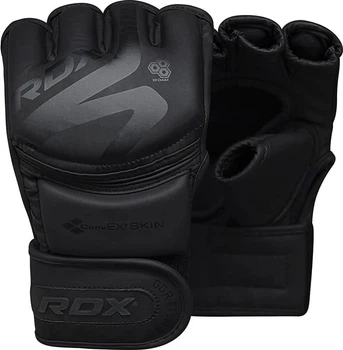 Перчатки тренировочные RDX Grappling Gloves F15 GGR-F15MB S Черные (5054421052570)