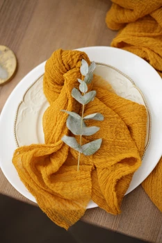Марлевая салфетка сервировочная премиум VTILENE , Mustard, 45х45 см