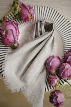 Хлопковая столовая салфетка VTILENE , Cold linen, 35х35 см