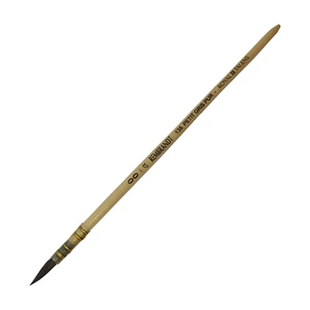 Пензель для акварелі REMBRANDT, білка, №00, кругла з пл. обоймою Серія 135 коротка ручка (90913598 )