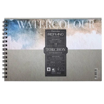 Альбом для акварели на спирали Watercolor Studio A4 (21х29,7см), 300г/м2, 12л, торшон, Fabriano (19100280)