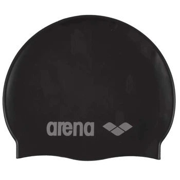 Шапочка для плавания детская Arena Classic Silicone JR (91670-055) силикон, 6-7 лет,Черный