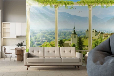 Фотообои флизелиновые Print-walls Терраса Мечты 0634 400×250 см (Ш×В)