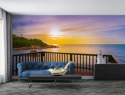Фотообои флизелиновые Print-walls Терраса и свет 0676 300×200 см (Ш×В)