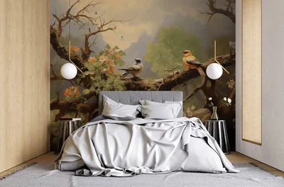 Фотообои флизелиновые Print-walls Сцена из сказки в вашей спальне 0401 300×250 см (Ш×В)
