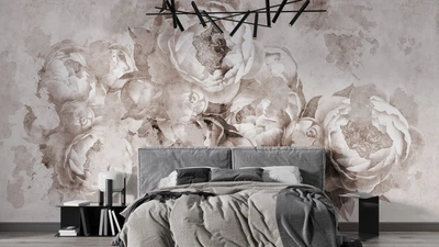 Фотообои флизелиновые Print-walls Дыхание пионов 0465 350×270 см (Ш×В)