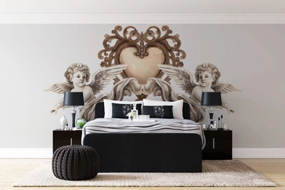 Фотообои флизелиновые Print-walls ангелы 0106 400×250 см (Ш×В)