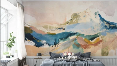 Фотообои флизелиновые Print-walls Симфония гор 0708 400×250 см (Ш×В)