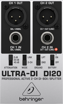 Активний Di-Box Behringer DI20 (4033653100571)