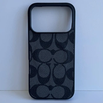 Чохол Coach Leather Magsafe для Apple iPhone 17 Pro , Gray