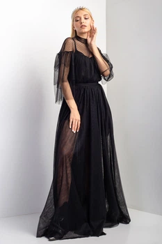 Комплект: блуза и юбка Garne 42/44(S/M) Черный (138470)