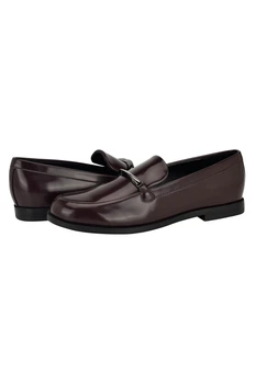Женские лоферы Calvin Klein 36.5 Бордовый (138609)