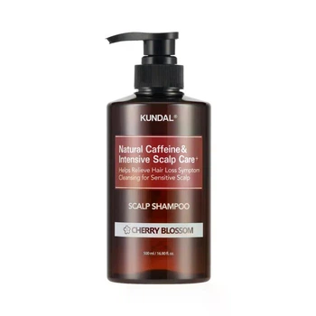 Шампунь против выпадения волос Kundal Natural Caffeine & Intensive Scalp Care Shampoo Cherry Blossom 500 мл