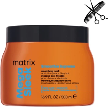 Маска Matrix Mega Sleek для гладкості неслухняного волосся 500 мл (3474637339180)