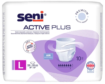 Труси поглинальні для дорослих Seni Active Plus Large 10 шт (5900516692186)