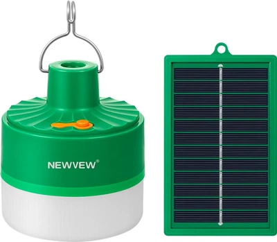 Фонарь аккумуляторный комплект NEWVEW NV-T248 Solar Panel Солнечная панель 1W 1600mAh Green (NWVW-NV-T248-GN)