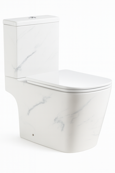 Унитаз SY 1000 paint rim 65*36.5*78.5 белый принт ( А0060302 )