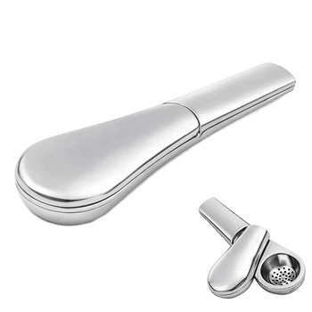Курительная Трубка Ложка Магнитная Smoking Pipe Spoon Silver