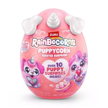 М'яка іграшка Rainbocorns Puppycorn Scented Surprise Цуценя фіолетове (9298H)