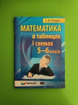 Гімназія Роганин Математика в таблицях і схемах 5-6 класі