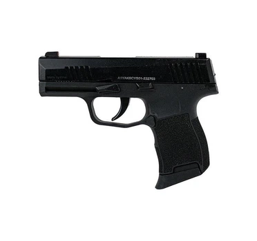 Пистолет сигнальный Aksa Arms AK21 CC-01 cal.9 PAK (Sig Sauer P365) черный