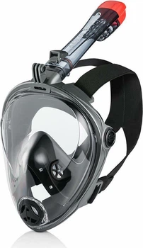 Маска Повнолицьова Aqua Speed SPECTRA 2.0 7076 чорний Уні L/XL 247-07 S/M