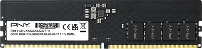 Pamięć RAM PNY DDR5-4800 8192MB PC5-38400 Performance (MD8GSD54800-BLK)