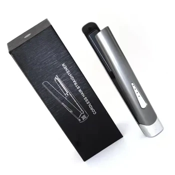 Бездротовий акумуляторний випрямляч для волосся Cordless Hair Straightener з дисплеєм, утюжок-плойка 2в1, USB Type-C