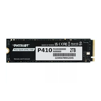 Накопитель твердотельный SSD Patriot P410 M.2 2280 NVMe PCIe Gen4 x4 3D NAND 5000/4500 МБ/с 2 ТБ черный(LM_BDE572B58ED8)