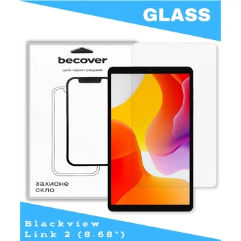 Защитное стекло BeCover для Blackview Link 2 8.68" (714898)
