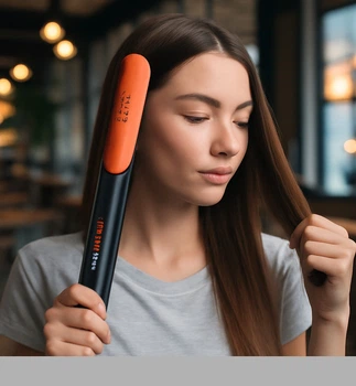 Випрямляч для волосся з керамічним покриттям iParah P-132Y Orange 170-250°C (49483-P-132Y_1105)