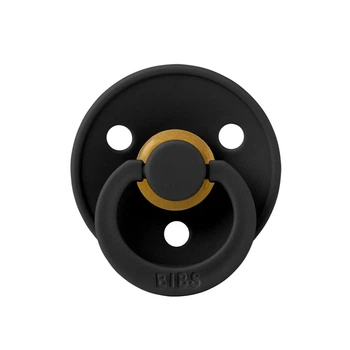 Пустушка BIBS 0-6 m Colour Latex Round - Black