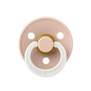 Пустушка BIBS 0-6 m Colour GLOW - Blush