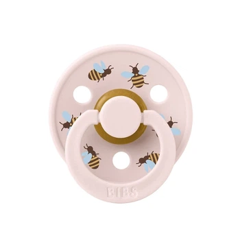 Пустушка BIBS STUDIO 0-6 m Latex Round Bumblebee Friends Petal