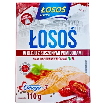 Лосось Losos Ustka в олії з в'яленими томатами 110 г