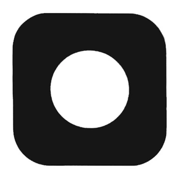 Скло на камеру Samsung A600 Galaxy A6, Чорний - 180296