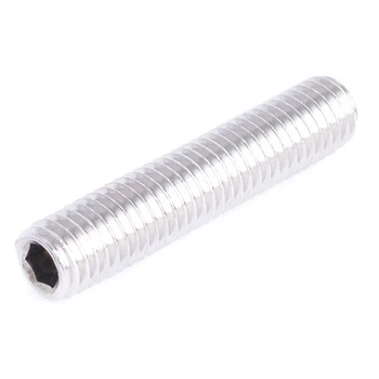 Винт установочный M8x40mm (нержавеющая сталь 304, внутренний шестигранник, плоский конец) - 365923