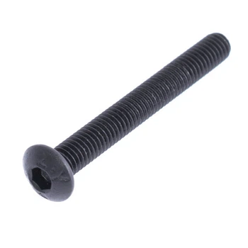 Винт с полукруглой головкой M3x16mm (класс 10.9, черный, внутренний шестигранник, ISO7380) - 365376