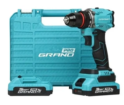 Аккумуляторный шуруповерт Grand ДА-20/2 UBL PRO NEW (INDUSTRIAL