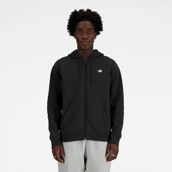 Чоловіче чорне худі New Balance Sport Essentials Full Zip 50 (L) (MJ41502BK)