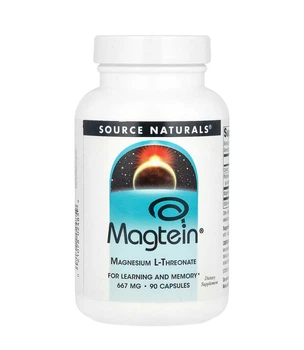 L-треонат магнію Magtein Source Naturals 667мг 90 капсул