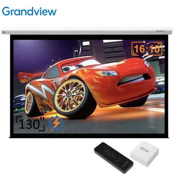 Проекционный экран GrandView CB-MP130 16:10 WM5 моторизированный 130" 280x175см настенный потолочный