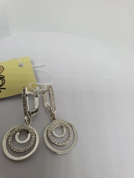 Срібні сережки Сатурн 925 проба