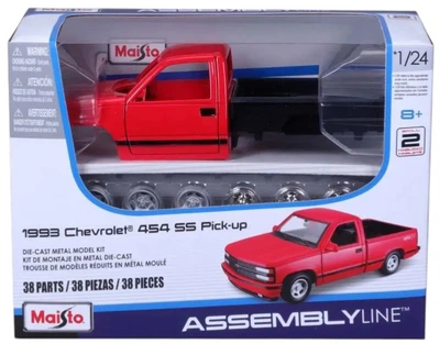 Модель для сборки Maisto Chevrolet 454 SS 1993 1:24 Красный MST39239 (090159392392)